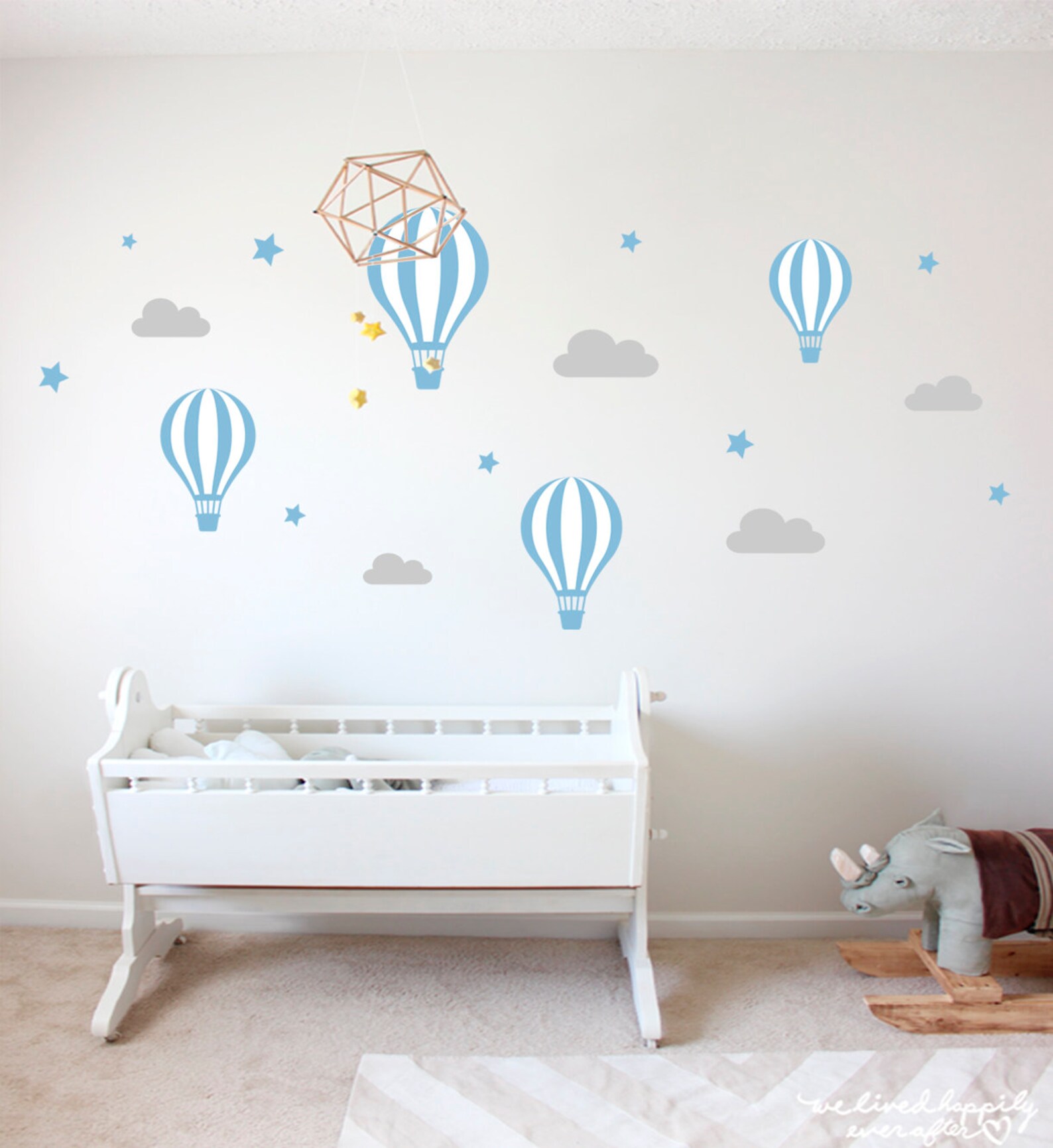 Hot Air Balloon Decal Balloon Stickers Balloon Decal Etsy