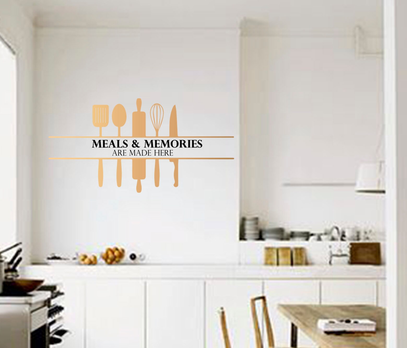 Kitchen Wall Decal, Family Wall Decal, Kitchen Quote, Kitchen Wall ...