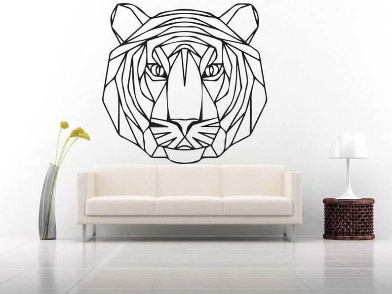 Tiger wall decal sticker wallart quote