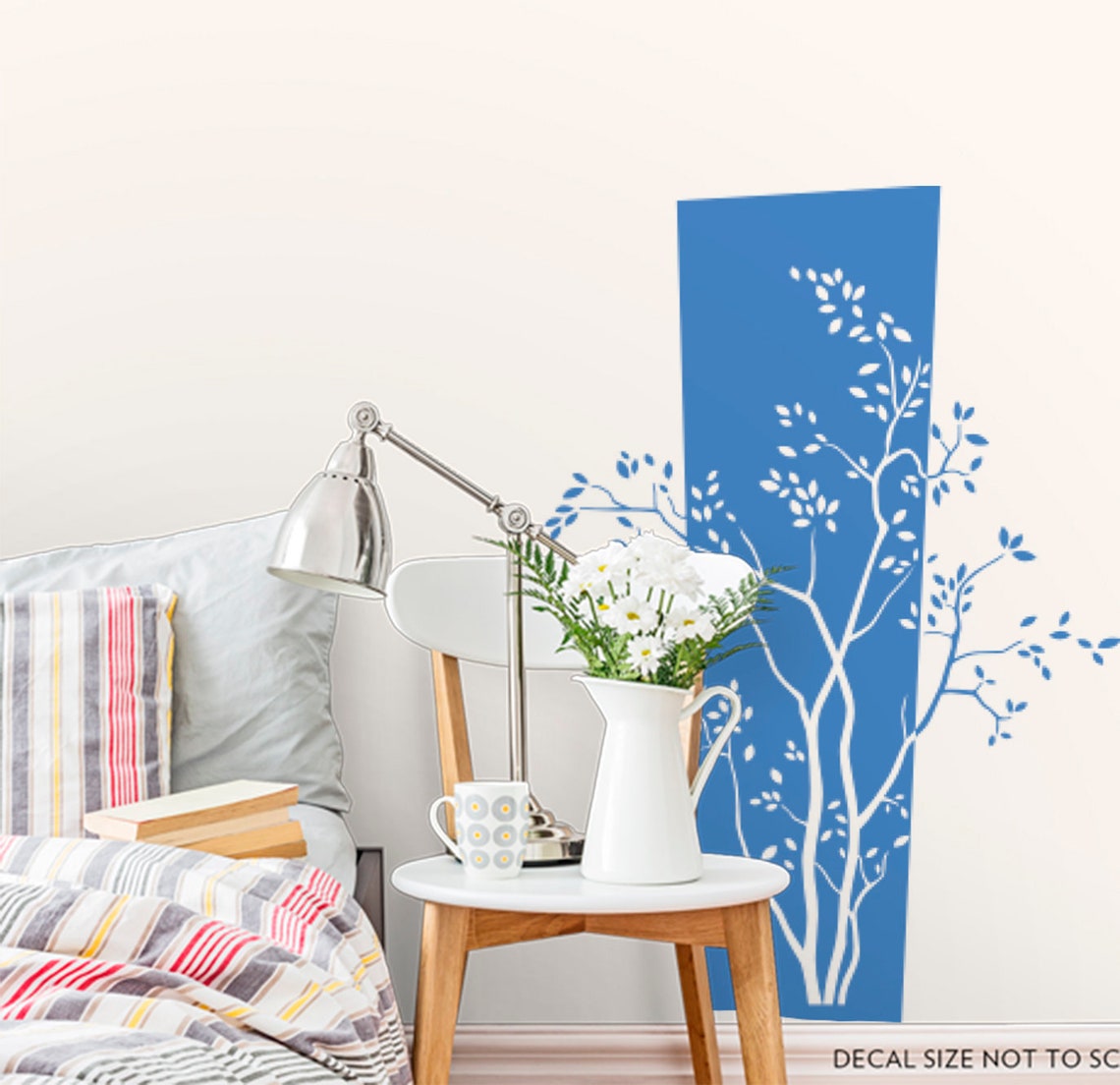 Tree Wall Decal Gold Tree Decal Bedroom Vinyl Decals Etsy UK