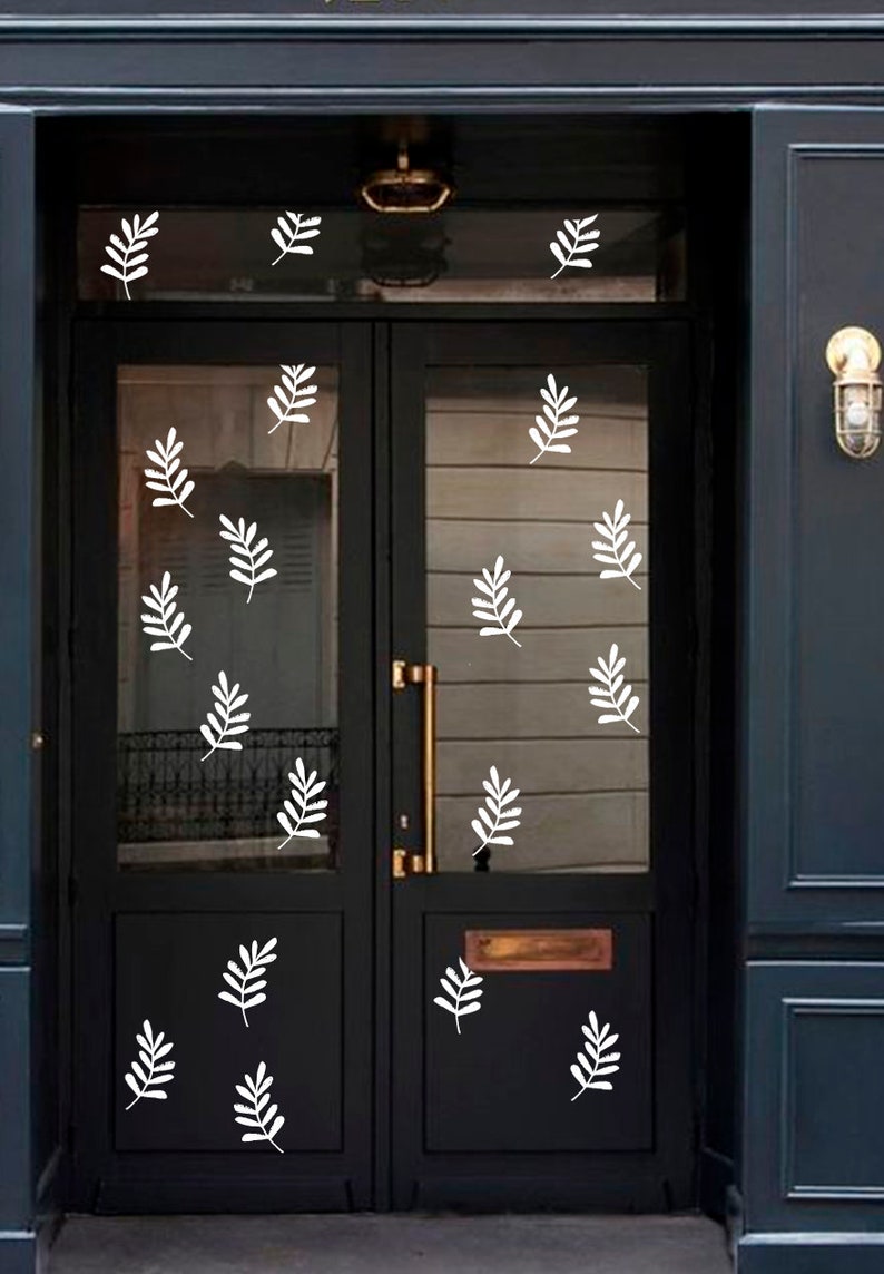 Autumn Leaves Decal Gold Leaves Wall Decal Nature Wall Etsy UK