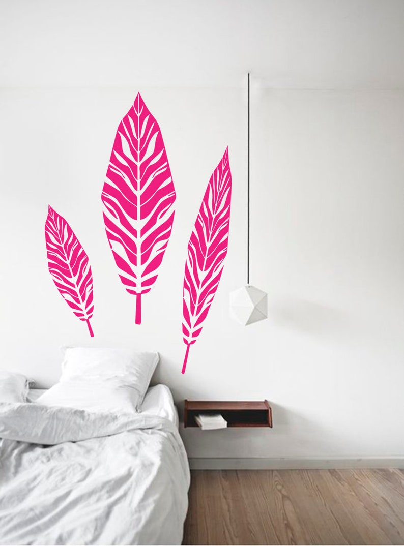 Tropical Leaf Wall Decal Big Leaves Decal Nature Wall Decal Etsy tropical-leaf-wall-decal-big-leaves-decal-nature-wall-decal-etsy