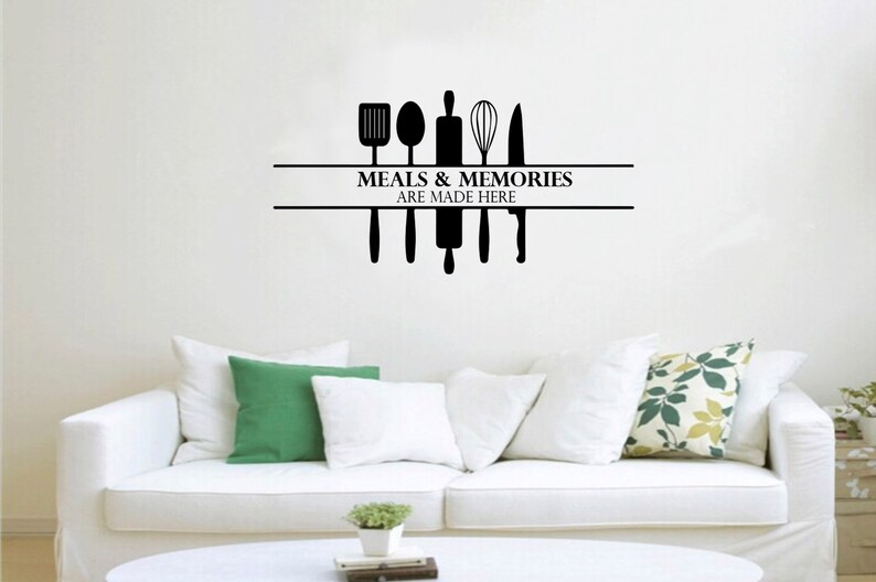 Kitchen Wall Decal, Family Wall Decal, Kitchen Quote, Kitchen Wall ...