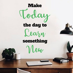 Classroom wall decal, School wall decal, Science vinyl sticker, Office sticker