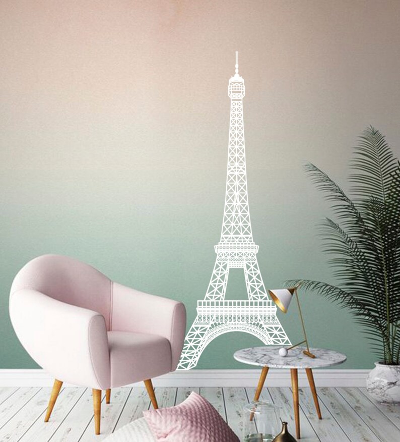 Eiffel Tower Wall Decal France Decals Paris Wall Decal for Etsy
