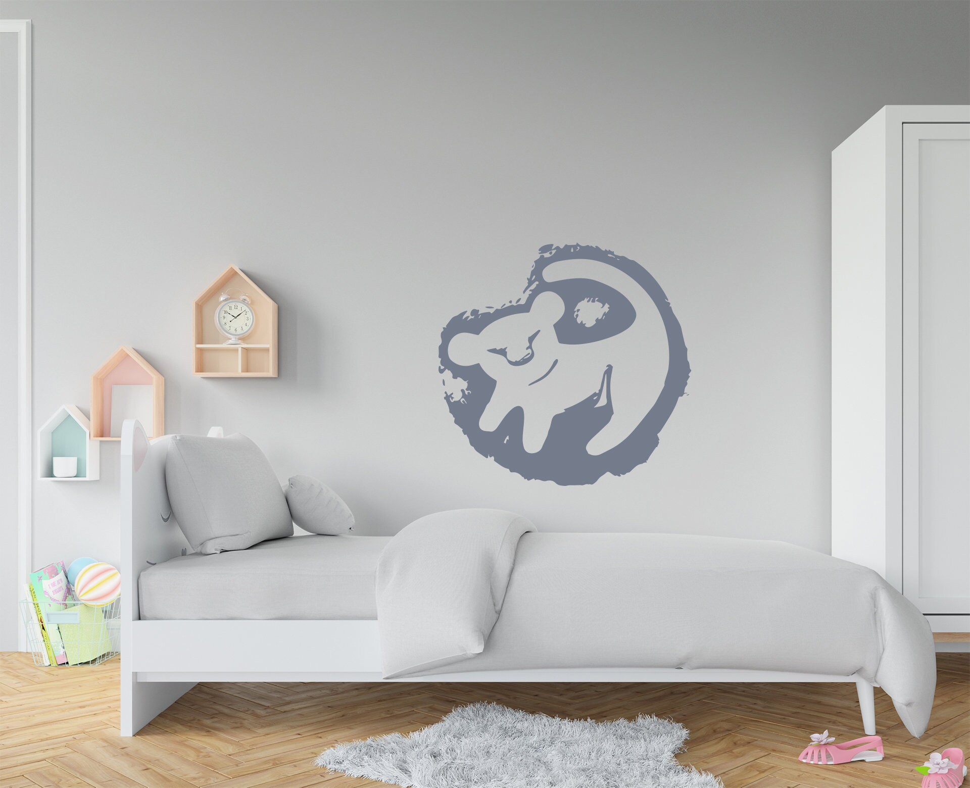 Lion King Wall Decal Disney Wall Decal Baby Boy Nursery Etsy