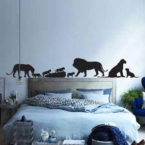 Lion King wall decal, Family wall decal, Lion wall sticker, Bedroom wall decal