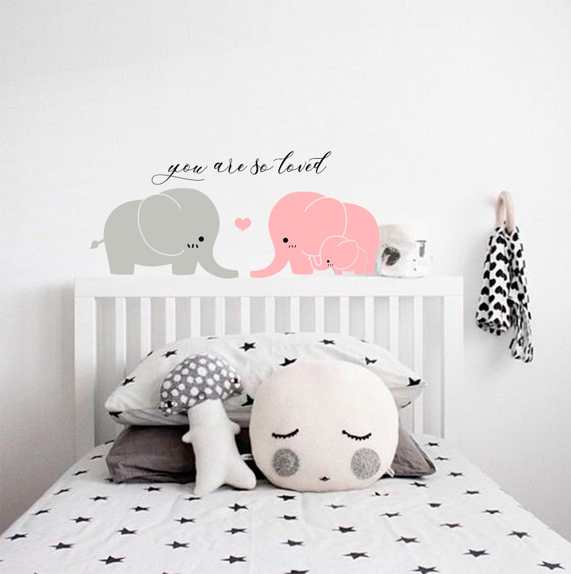 Elephant Wall Decal Nursery Wall Decal Kid Wall Stickers Etsy UK