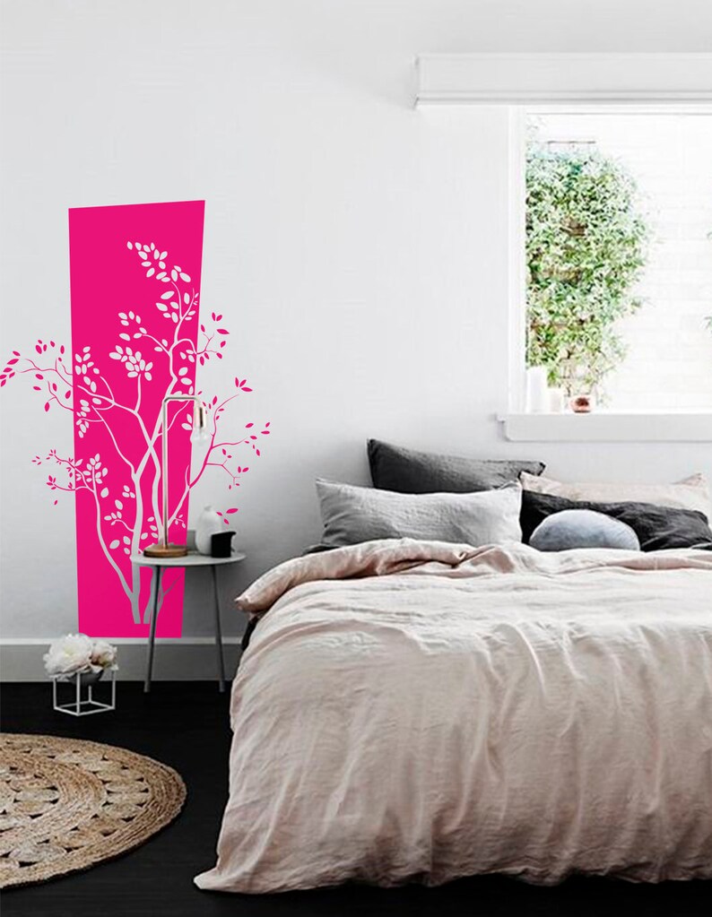 Tree Wall Decal Gold Tree Decal Bedroom Vinyl Decals Etsy