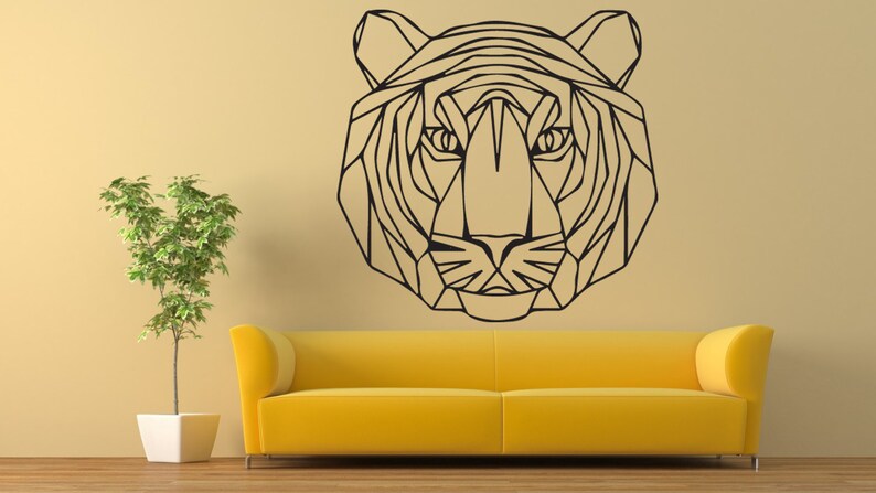 Tiger wall decal sticker wallart quote