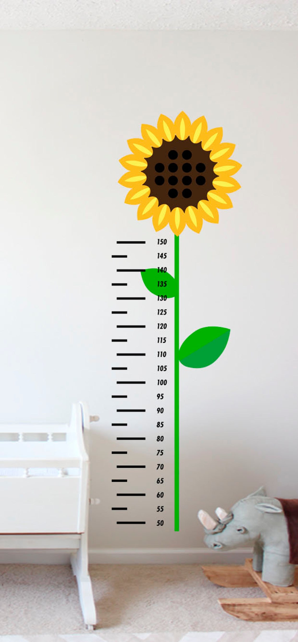 Growth Chart Decal Height Chart for Kids Room Decal Growth Etsy UK