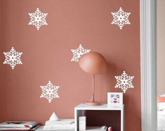 Snowflake decal, Christmas wall decal, Christmas window decals, Vinyl stickers