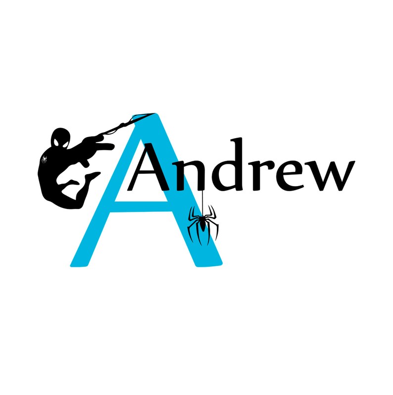 Spider Man Wall Decal Spiderman Decal Personalized Name Etsy UK