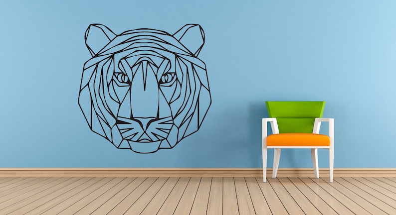 Tiger wall decal sticker wallart quote