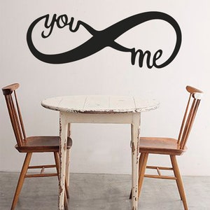 Infinity Symbol Decal, Infinity Wall Decal, Love Sign Sticker - Etsy UK