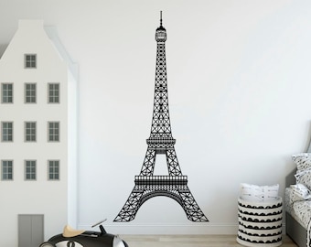 Eiffel Tower wall decal, France decals, Paris wall decal for bedroom decor