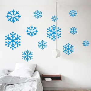 Snowflake wall decal, Window decal, Christmas decals, Christmas window decal