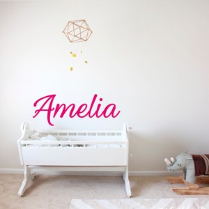 Girl Name wall decal, Name decals, Personalized name decals for nursery decor