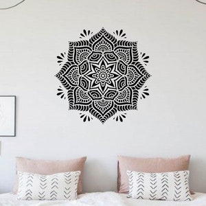 Mandala Wandtattoa, Yoga Wandtattoa, Mandala Aufkleber