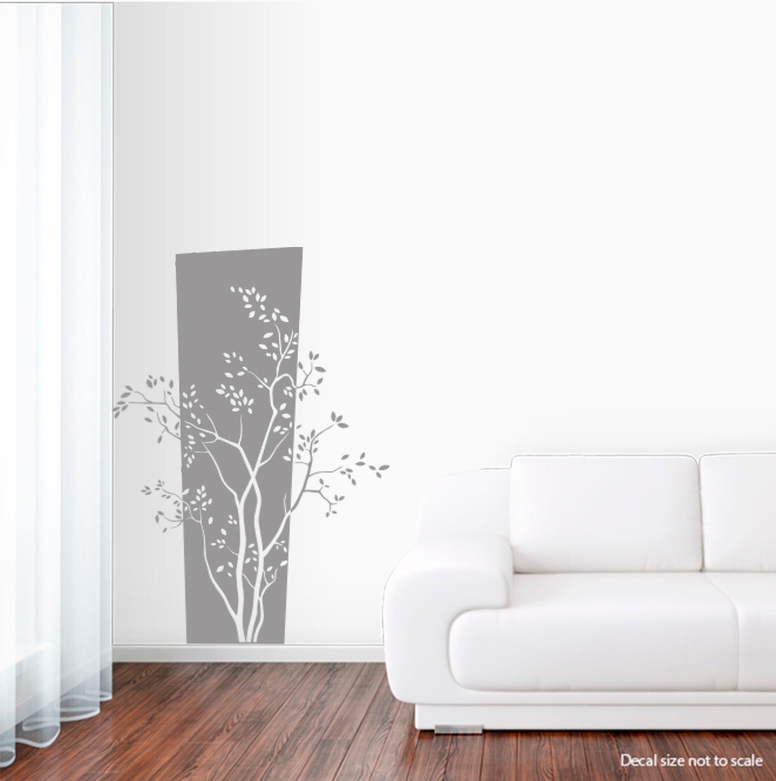 Tree Wall Decal Gold Tree Decal Bedroom Vinyl Decals Etsy UK