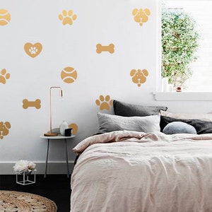 Animal wall decal, Dog wall decal, Doggie stickers