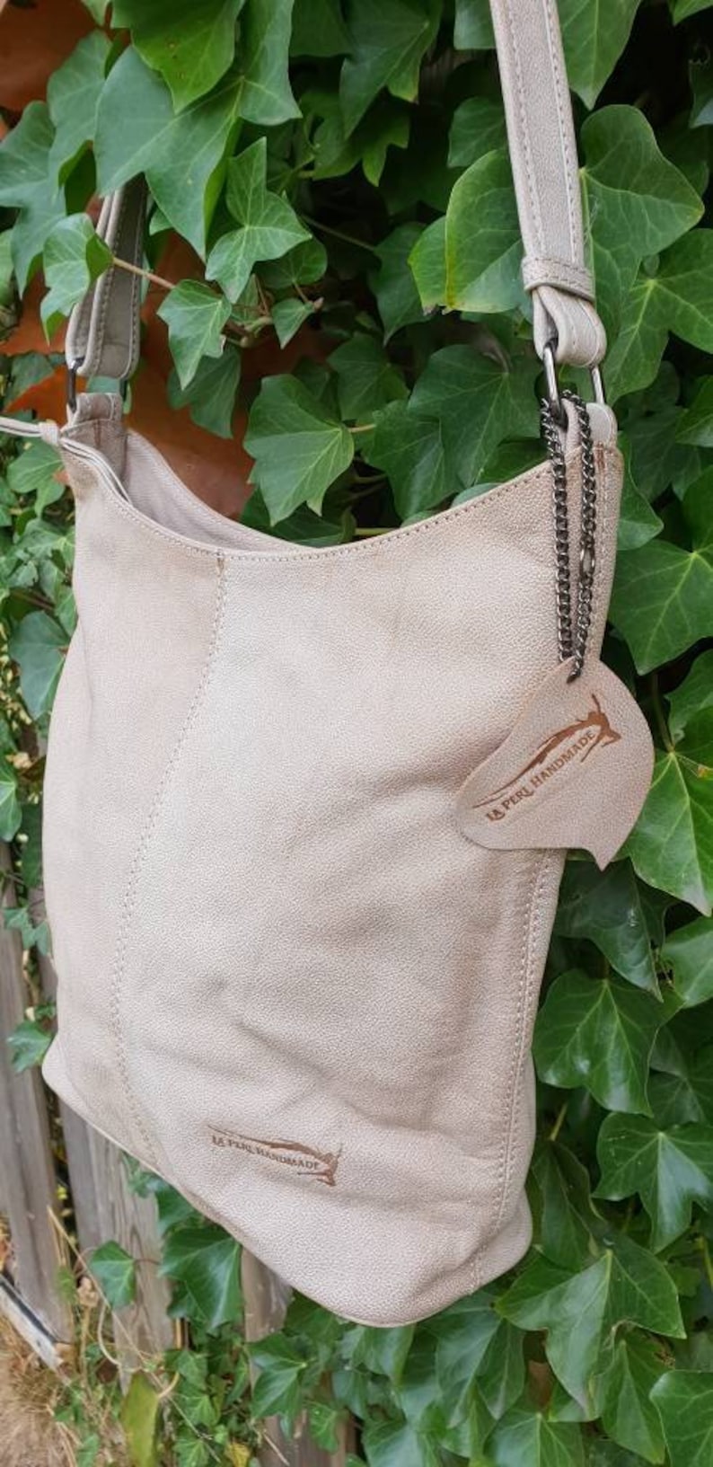 Eco-Suede leather fashionableshopperLeatherbagHandmadebagSuedbag