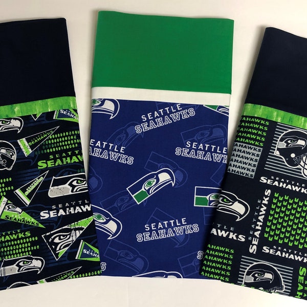 Seattle Seahawks Standard Size Pillowcase - Now Three Choices