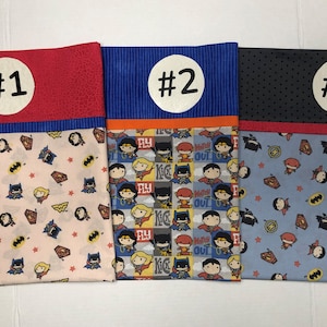 Funda de almohada de tamaño estándar DC Kids &quot;Superhéroes&quot;, fabricada con tela con licencia oficial - Precio rebajado