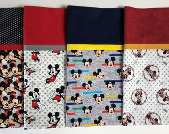 Mickey and Minnie Mouse Standard Size Pillowcases
