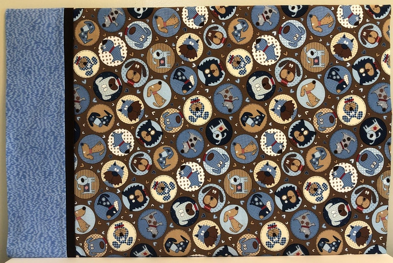 Very Colorful DOGS Standard Size Pillowcases Brown circles