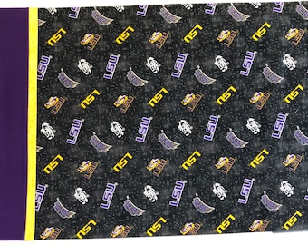 Louisiana State University (LSU) Tiger Standard Size Pillowcases