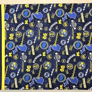 Taies d'oreiller taille standard Wolverines de l'Université du Michigan