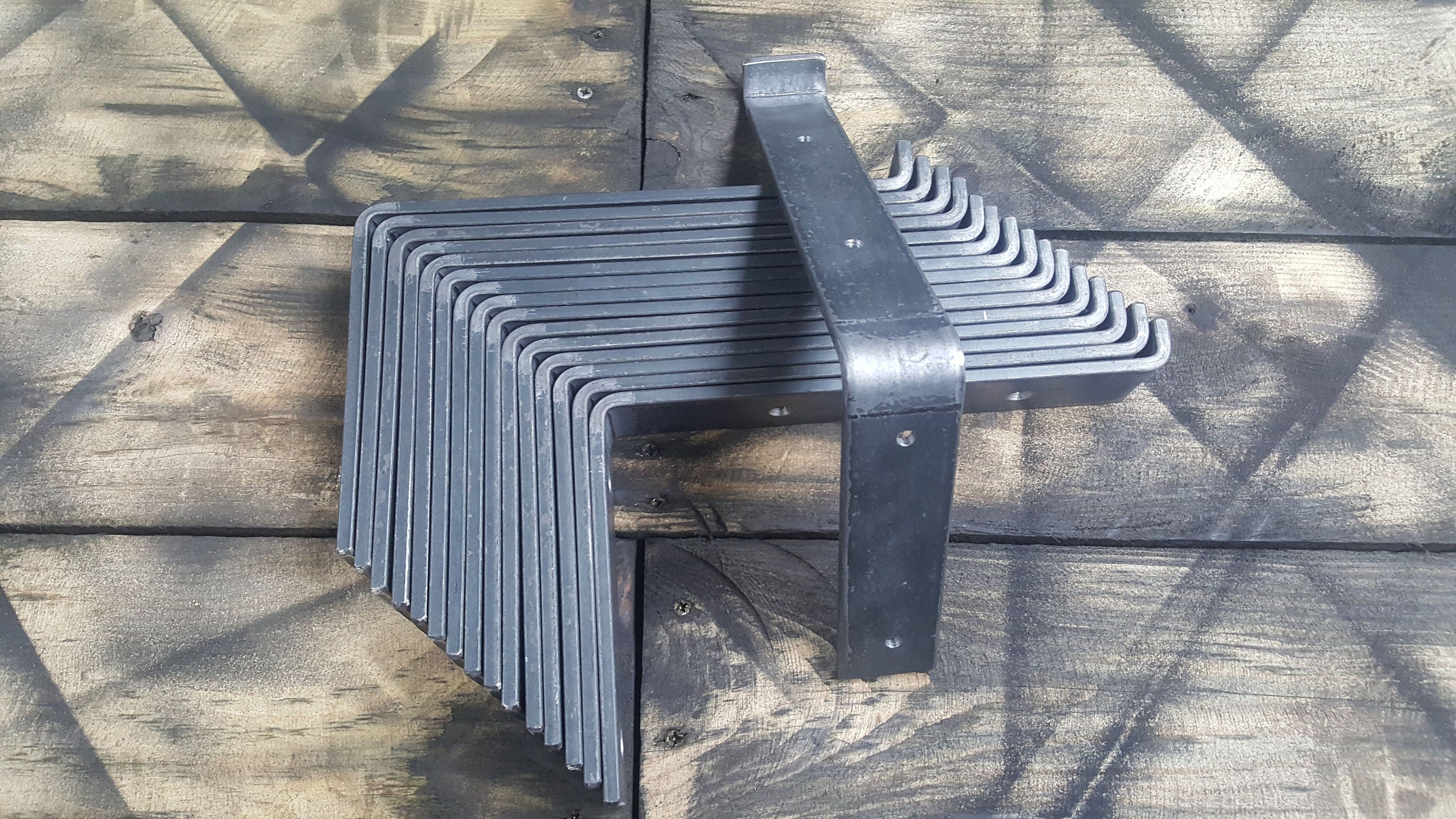 Heavy Duty Metal Scaffold Board Shelf Brackets DIY Rustic Etsy Ireland