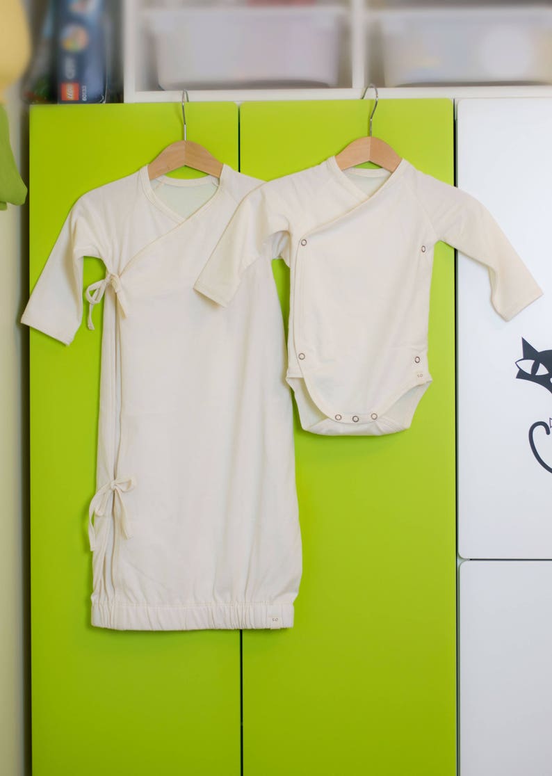 baby kimono sleep gown