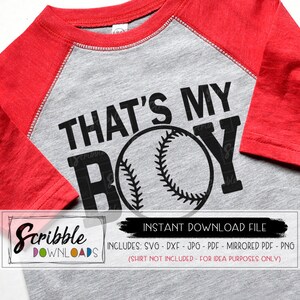 Béisbol mamá svg ese es mi niño mamá deportes bball escuela secundaria deporte mamá animar fan entrenador svg dxf DIY hierro en camisa niños adolescente béisbol svg