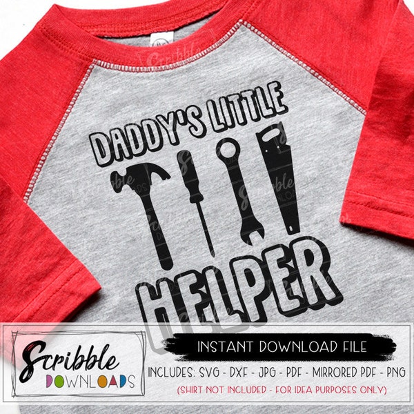 Papas kleiner helfer svg Väter Papa Sohn Bruder Daddy neues Baby svg Cricut Silhouette Werkzeuge Kinder Autos Baumeister diy Eisen auf Shirt Schwangerschaft