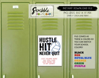 Printable School Locker Decoration Cross Country Xc Cc Runner Etsy