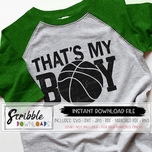 Baloncesto mamá svg ese es mi niño mamá deportes bball escuela secundaria deporte mamá animar fan entrenador svg dxf DIY hierro en camisa niños adolescente baloncesto svg