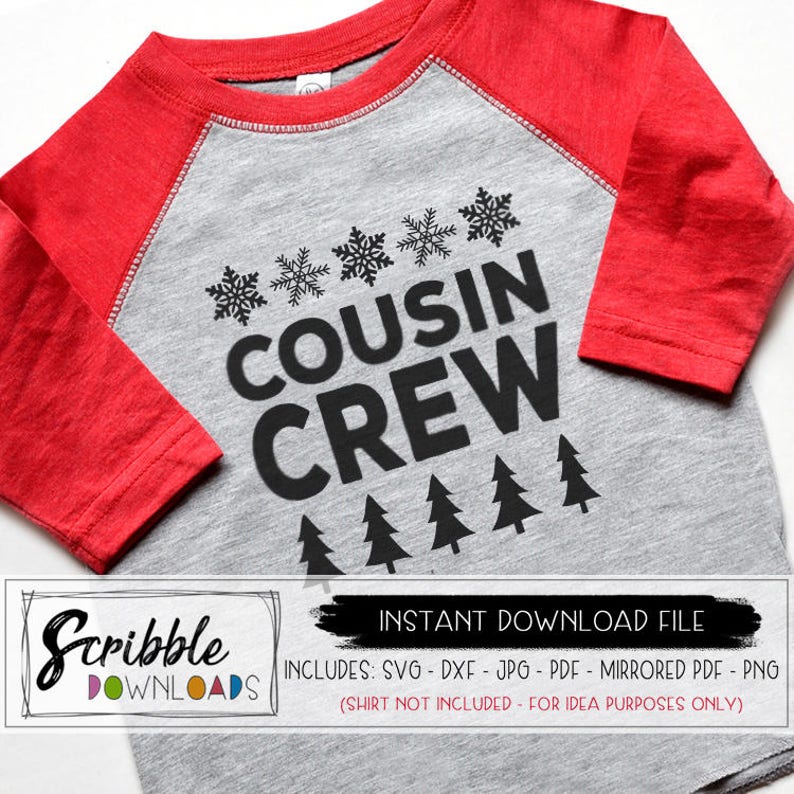 Cousins SVG Cousin Crew SVG DXF Christmas Cousins Diy Shirts - Etsy