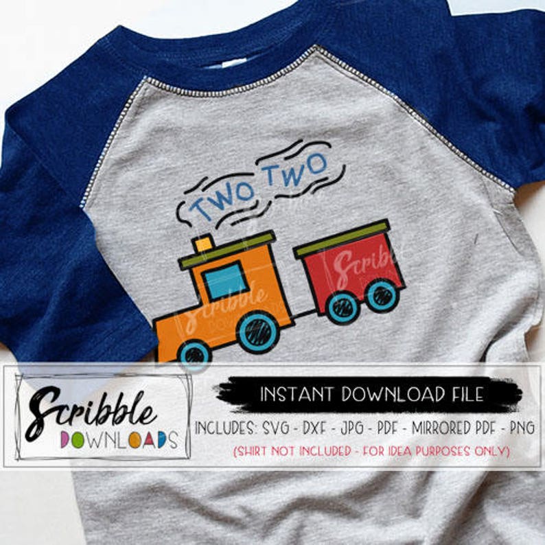 Download Two two train svg 2 svg train birthday 2nd svg second bday ...