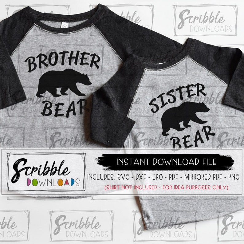 Download Mama bear SVG brother sister bear svg matching family ...