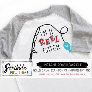 Soy un carrete captura svg cumpleaños pesca pez nadar fiesta papá cortar archivo cumpleaños diy hierro en camisa svg bday niños niño niña cricut silhoutte lindo