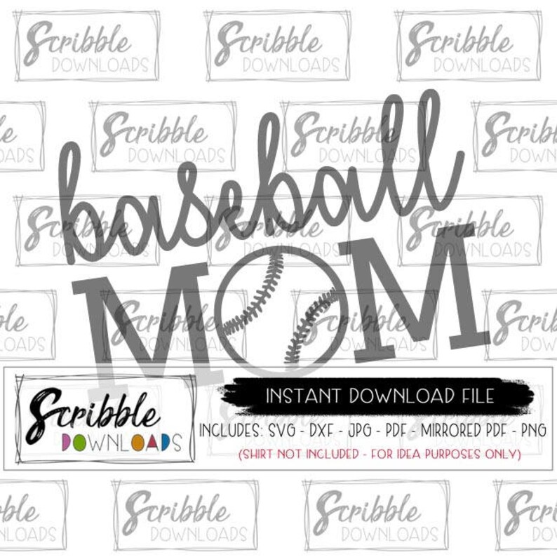 BASEBALL SVG Xoxo Svg Baseball Mom Shirt Iron on DXF Mom Etsy