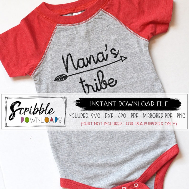 Download Nanas tribe svg grandma svg nana shirt dxf SVG Family ...