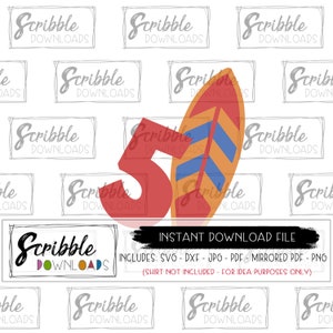 5 cinq nager surf plage anniversaire 5 cinquième pêche poisson fête vinyle coupe fichier anniversaire chemise nager svg bday garçon fille fer sur cricut silhouette