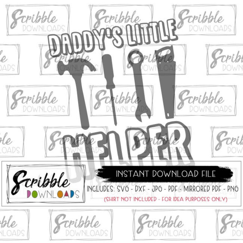 Download Daddy's little helper svg fathers dad son brother daddy | Etsy