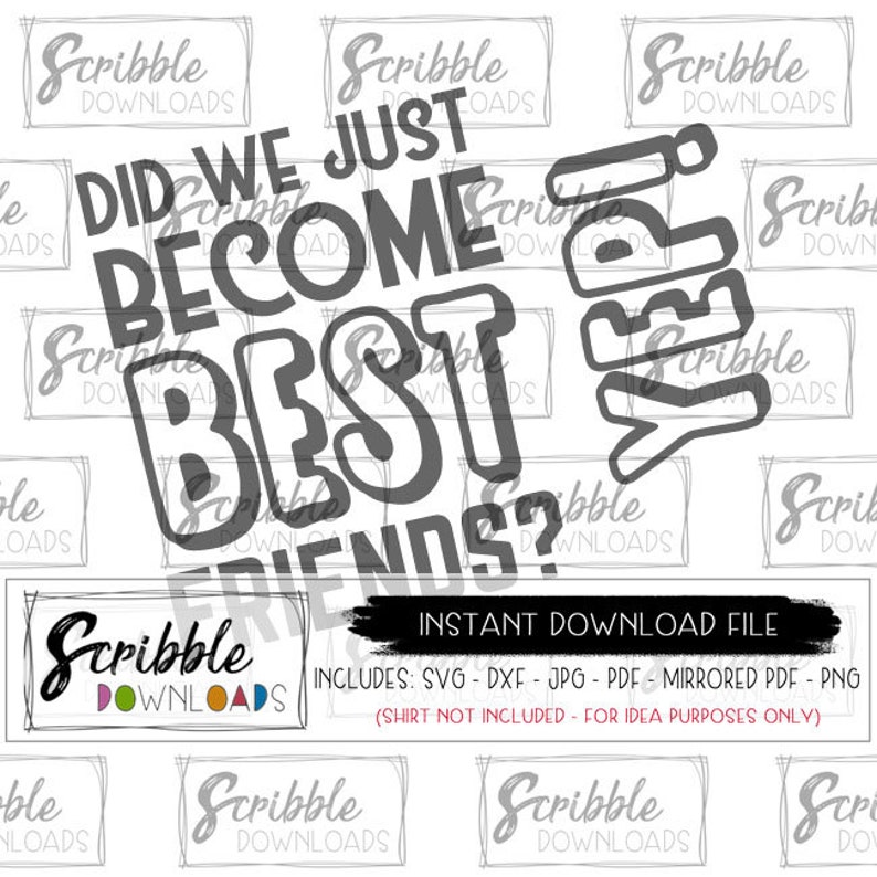 Free Free 278 Best Friends Svg Etsy SVG PNG EPS DXF File