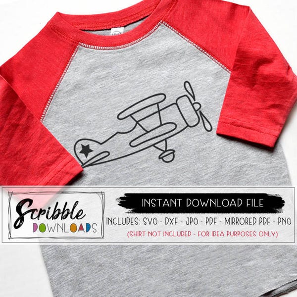 plane svg airplane svg biplane svg dxf pdf iron on kids airplane co-pilot plane theme party diy shirt cricut silhouette cut file flying fly