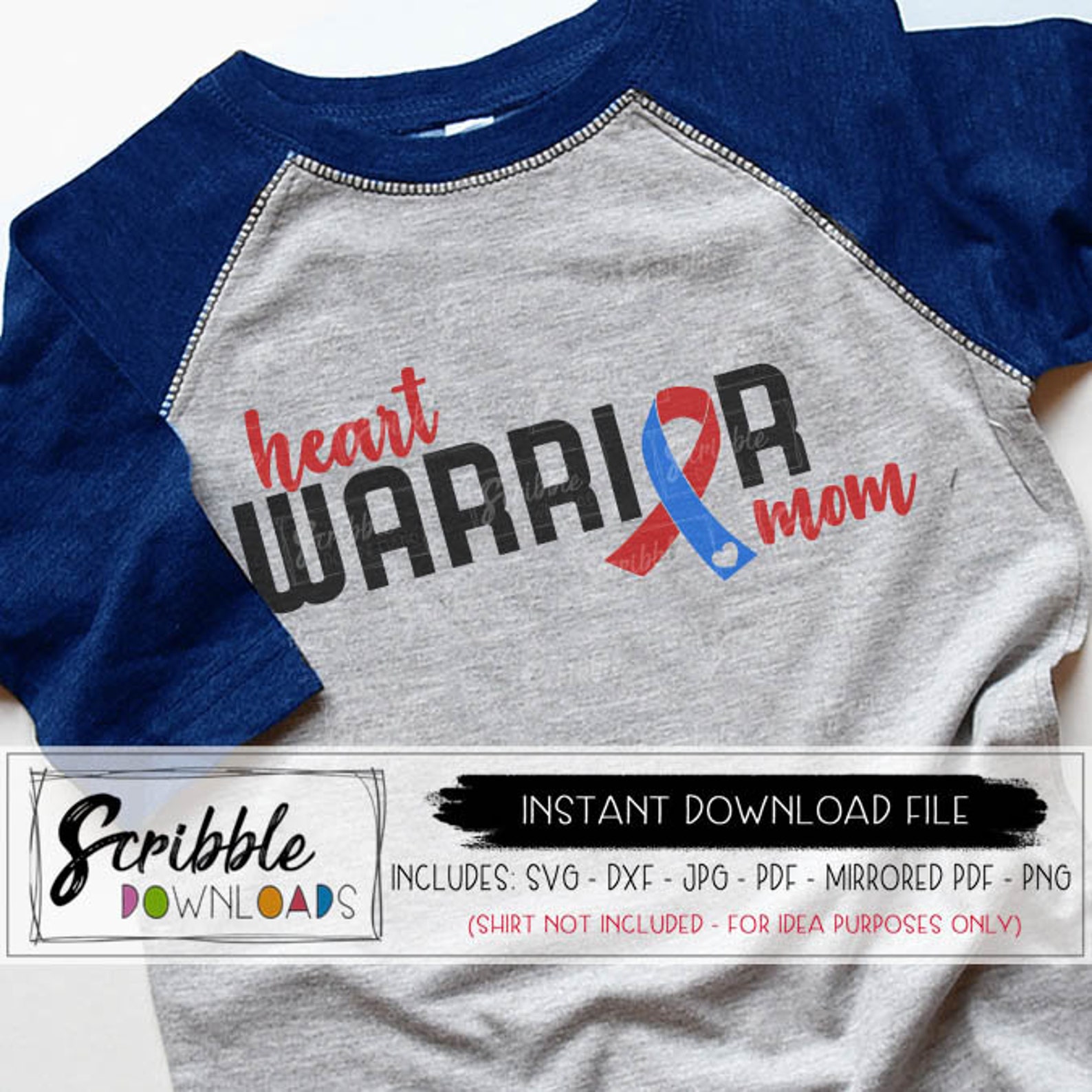 Download Heart warrior mom svg CHD awareness SVG mama heart disease ...