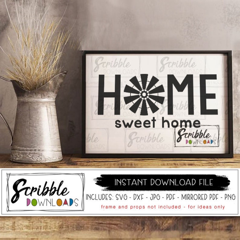 Download Printable svg home sweet home farmhouse svg House warming ...